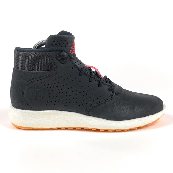 Adidas D Rose Lakeshore Boost Black Shoes C77494 - Picture 1 of 9